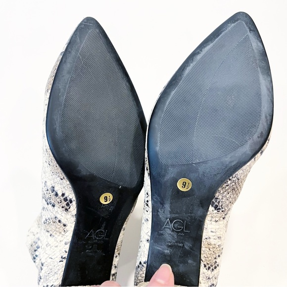 AGL Multi Taupe Boot in Fog Snake Size 39.5 - Picture 12 of 15